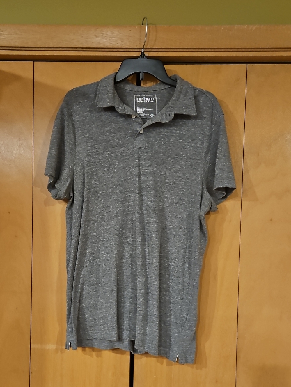 urban pipeline Men's Heather Gray Polo Shirt
